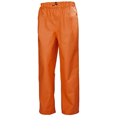 Image of Helly Hansen Workwear Men&#039;s Gale Waterproof Rain Trousers, Dark Orange, S