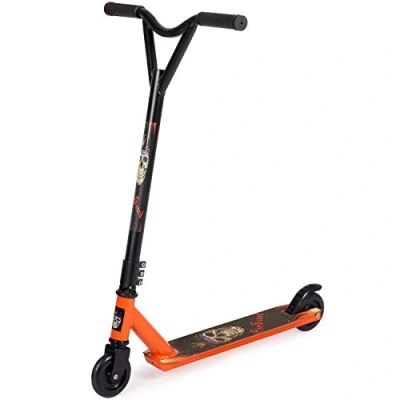 Image of Stunt Scooter, 360 Degree Spin Handlebar Aluminum Deck Scooters, Sport Street Kick Freestyle ABEC 5 Bearings Trick Edition for Child Age 8+, Youngster and Adult