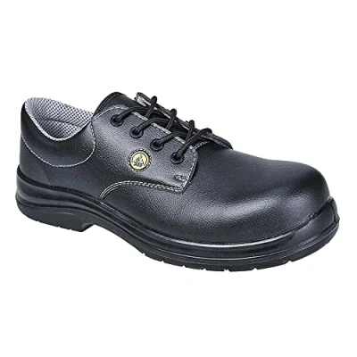 Image of Portwest Compositelite ESD Laced Safety Shoe S2, Size: 36, Colour: Black, FC01BKR36