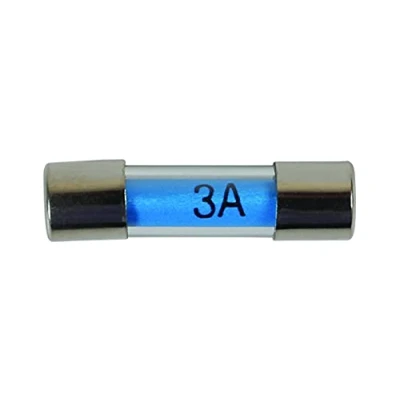 Image of Connect 30504 Mini Glass Radio Fuse 3A 100pc