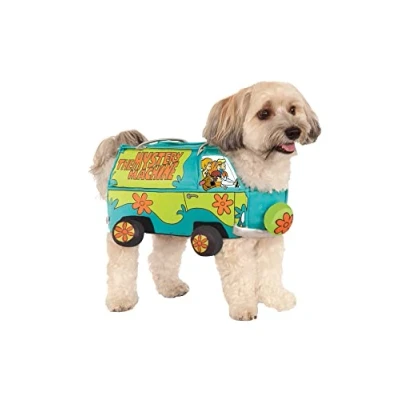 Image of Official Rubie&#039;s Scooby Doo Mystery Machine Pet Dog Costume, Size: Large Neck to Tail 22 inch, Chest 20 inch Halloween