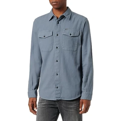 Image of G STAR RAW Men&#039;s Marine Slim Shirt, Grey (axis gd D20165 D454 G083), M
