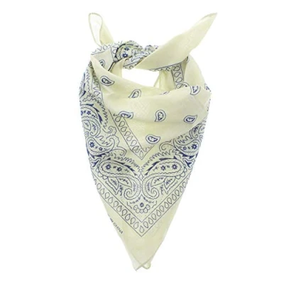 Image of Zac&#039;s Alter Ego Retro Vintage Style Cowboy Paisley Bandana/Neckerchief/Durag