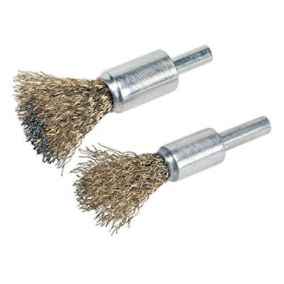Image of Sealey Decarbonising Brush Set 2pc