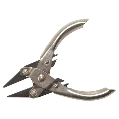 Image of Maun 4330 125 Snipe Nose Plier Serrated Jaw 5in