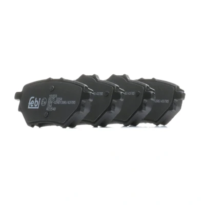 Image of SU001A8499 Brake pad set FEBI BILSTEIN 16959 Rear Axle with fastening material attachment PEUGEOT: 308 II Hatchback, SW 2