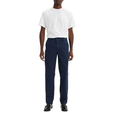 Image of Levi&#039;s Men&#039;s XX Chino Authentic Straight Casual Khaki, Navy Blazer Soft Gd, 29W / 32L
