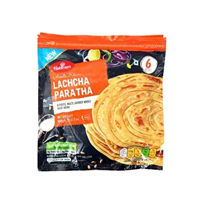 Image of Haldiram&#039;s Lacha Paratha 6Pcs 360G Ready to Eat 100% Fresh Indian Origin