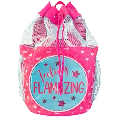 Image of Harry Bear Kids Swim Bag Flamingo Pink