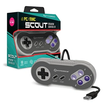 Image of Hyperkin Scout Premium SNES Style USB Controller for PC/ Mac