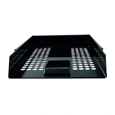Image of Q Connect Letter Tray Black CP159KFBLK + Free FINCHLEY Pen