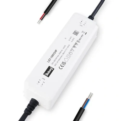 Image of illuburg LED Driver 24V 100W Waterproof IP67 Flickerfree for Strip Light Power Supply Transformer