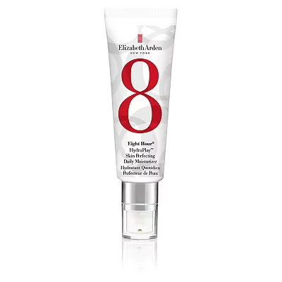 Image of Elizabeth Arden Eight Hour HydraPlay Skin Perfecting Daily Moisturizer for Face, 45ml, Lightweight, Pore Refining, Hydrating Vegan Cream, Brightening Primer