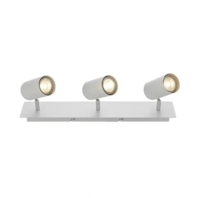 Image of Lindby Ceiling Light &#039;Joffrey&#039; dimmable (Modern) in White Made of Metal for e.g. Living Room &amp; Dining (3 Sources, GU10) from floodlight, Spotlight