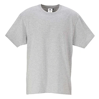 Image of Portwest Turin Premium T Shirt, Size: XXL, Colour: Heather Grey, B195HGRXXL