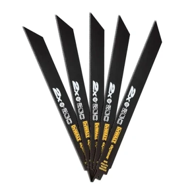 Image of DeWALT Extreme Bi Metal Reciprocating Saw Blade 305, 5 Pieces, DT2409L QZ