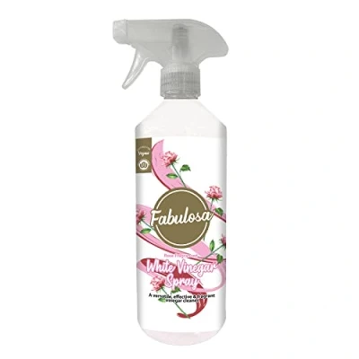 Image of Fabulosa Multi Purpose, Surface Odour Removing Antibacterial Disinfectant White Vinegar Cleaning Spray, 500ml, Individual, Rose