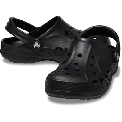 Image of Crocs Unisex Via Clog, Black, 6 UK
