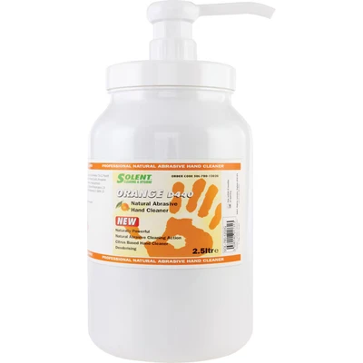 Image of Solent Cleaning Orange Citrus Beaded Hand Cleaner 2.5L