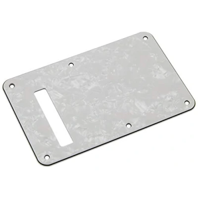 Image of Fender Modern Backplate, Stratocaster White Moto