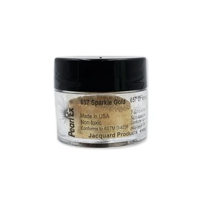 Image of Jacquard Pearl Ex Pigment Powder 3 Grams Sparkle Gold Loose Mica for Epoxy Resin, Watercolors, Calligraphy Ink &amp; Clay Resin Color