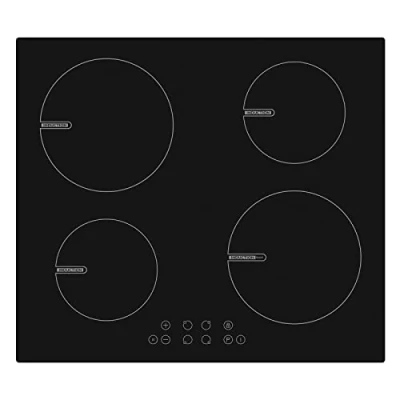 Image of 60cm Induction Hob, 4 Zone With Boost &amp; Child Lock White Knight DAWKHBII60 P