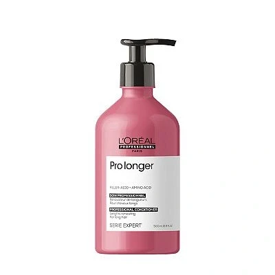 Image of L’Oréal Professionnel Conditioner, With Filler A100 And Amino Acid for Long Hair Thin Ends, Serie Expert Pro Longer, 500 ml