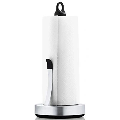 Image of blomus &quot;Loop&quot; Paper Towel Holder, Silver/Black