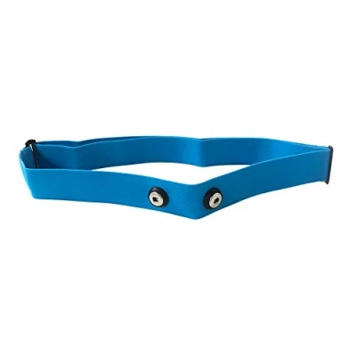 Image of TAOPE Elastic Sport Heart Rate Monitor Adjustable Chest Mount Belt Strap Bands Fitness Equipment for Garmin Wahoo Light Blue