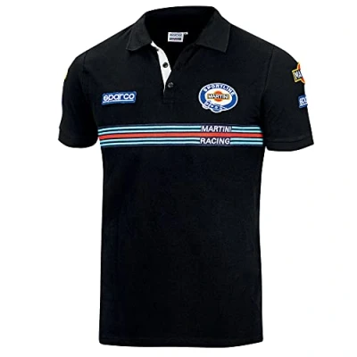 Image of Sparco Martini Racing Polo Shirt, Negro, L Regular