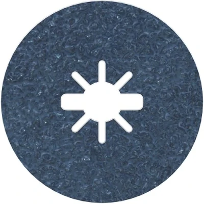 Image of Bosch Professional Fibre Sanding Discs Best (for Metal, X LOCK, R574, Diameter 115 mm, Grit Size 24, Bore Diameter: 22.23 mm)