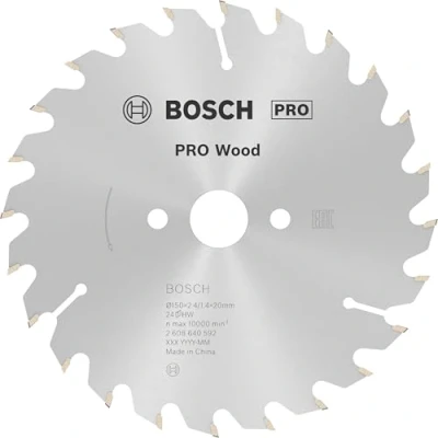 Image of Bosch 2608640592 150 x 2.4 20/16 mm Opti Wood Hand Circular Saw