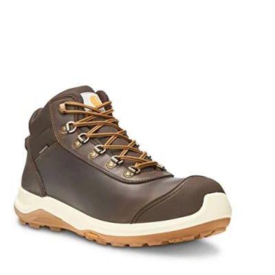 Image of Carhartt Men&#039;s Wylie Rugged Flex™ Waterproof S3 Safety Boot, Dark Brown, 44