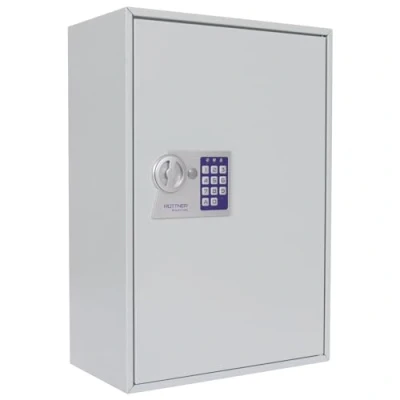 Image of Rottner S 300 Key Cabinet Electronic Lock Mechanical Emergency Opening Swiveling Register Adjustable Hook Strips Tags Free Mounting Material Included