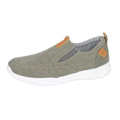 Image of Dek M584F 10 Mens Canvas Casual Grey size