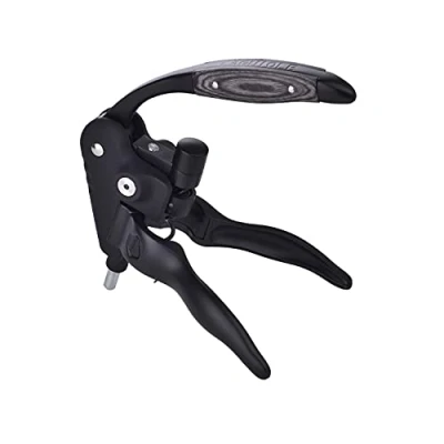Image of LAGUIOLE Corkscrew with Lever Sommelier Bottle Opener Wine Opener, Gift Box, Black