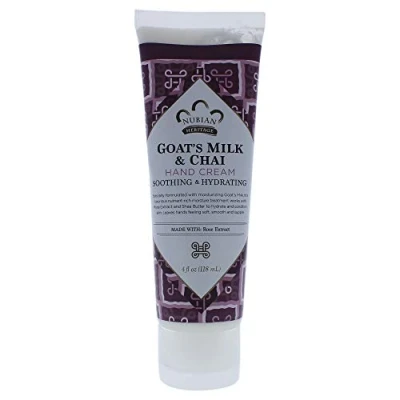 Image of Nubian Heritage Hand Cream, Goat Milk and Chai, 4 Ounce