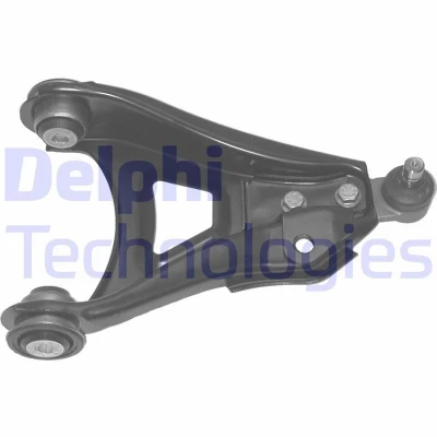 Image of 5450000Q0D, 5450000Q0J, 5450000Q0M, 5450000Q1A, 5450000QAG Suspension Arm DELPHI TC884 with ball joint Trailing Sheet Steel RENAULT: CLIO 2