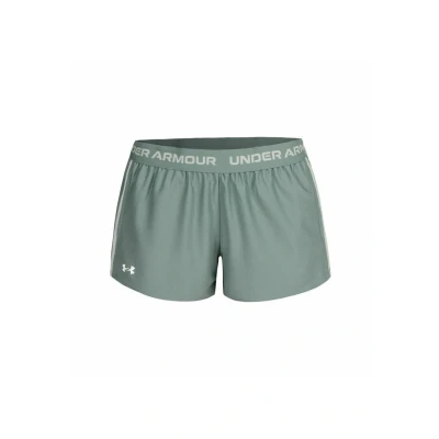 Image of Under Armour BALL TECH PLAY UP Sports shorts, Women&#039;s, Size: Small, green silica