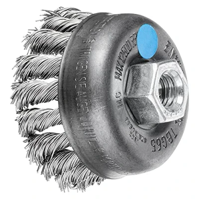 Image of Pferd POS TBG 65/M14 Stainless Steel (Inox) 0.50 SG Threaded Cup Knotted Brush
