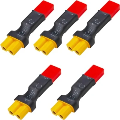 Image of EatPitaya XT30 to JST Plug, Female Male Adapter, Wireless RC LiPo Battery Connectors 5pcs