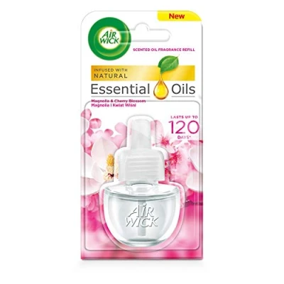 Image of Airwick Electrical Magnolia &amp; Cherry Blossom 19ml (with Natural Essential Oils)