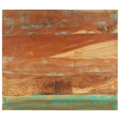 Image of vidaXL Solid Reclaimed Wood Rectangular Table Top 70x80 cm Individually Characterized Rustic Design for Coffee Tables, Side Bar Tables and More