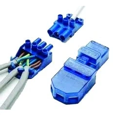 Image of Click Flow 250V 20A Pull Apart Connector Blue