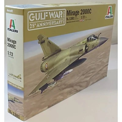 Image of ITALERI ITA1381 MIRAGE 2000C Italy Model kit, Blue,Grey, Mittel