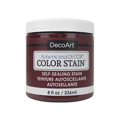 Image of DecoArt Americana Decor Color Stains 8oz Garnet, 7.23 x 6.98 7.62 cm