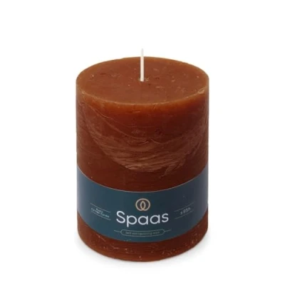 Image of Spaas Rustic Pillar Candle 100/130 mm 95h, Bordeaux