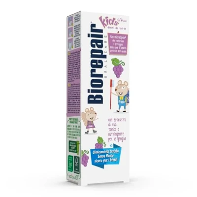 Image of Biorepair Kids Dentifricio Anti Carie 0/6 Anni al Gusto d&#039;Uva, 50ml