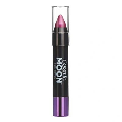 Image of Metallic Face Paint Stick Body Crayon for the &amp; by Cosmic Moon Pink Makeup Adults, Kids 3.2g
