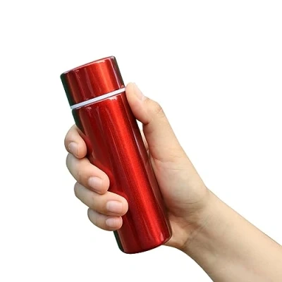 Image of 150ml Mini Cute Coffee Vacuum Small flasks Capacity Portable Stainless Steel Travel Drink Water Bottle Insulated Cup (red)